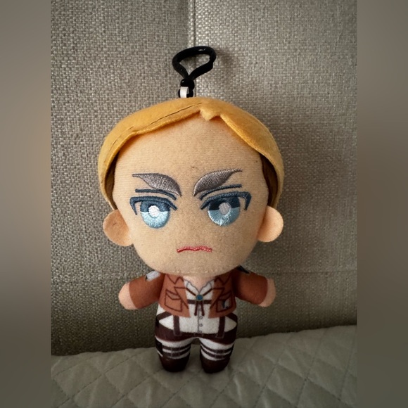 Attack on Titan, Erwin Smith Plushie 5 Inches Bag Charm - Picture 1 of 4